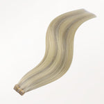 Ash Blonde Highlights (17A/60A) Tape-Ins 50g_100% Remy Human Hair.