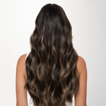 Caramel Blonde Balayage (4/27/4) Micro Link Feather Tip 68g_100% Remy Human Hair.