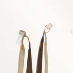 Golden Blonde Highlights (8B/60B) Micro Link Feather Tip 68g_100% Remy Human Hair.