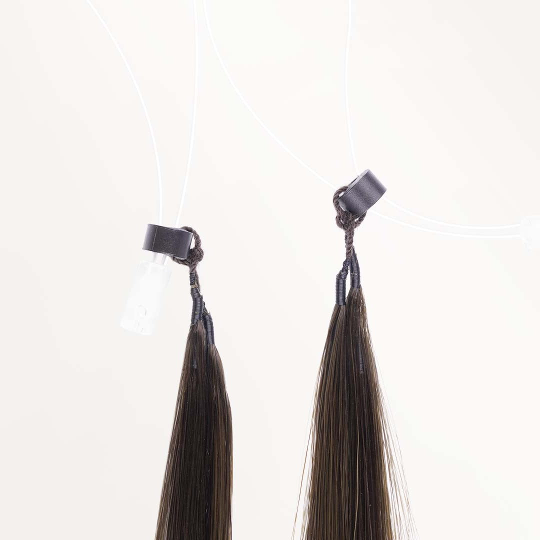 Honey Blonde Balayage (4/26/4) Micro Link Feather Tip 68g_100% Remy Human Hair.