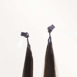 Honey Blonde Balayage (4/26/4) Micro Link Feather Tip 68g_100% Remy Human Hair.