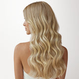 Light Blonde Highlights (16/22A) Micro Link Feather Tip 68g_100% Remy Human Hair.