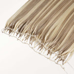 Light Blonde Highlights (16/22A) Feather Weft Hair Extension (50g-60g)_100% Remy Human Hair.