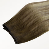 Bleach Blonde Balayage (3/8/613) Thick Sew-In Weft Hair Extensions (120g-160g)_100% Remy Human Hair.