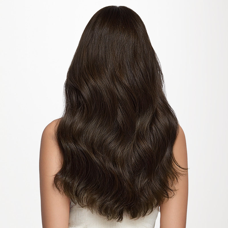 Chocolate Brown (4A) Thick Sew-In Weft Hair Extensions (120g-160g)_100% Remy Human Hair.