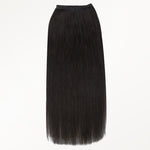 Dark Brown (2) Thick Sew-In Weft Hair Extensions (120g-160g)_100% Remy Human Hair.