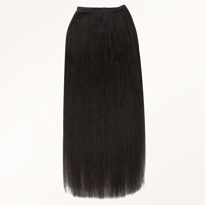 Dark Brown (2) Thick Sew-In Weft Hair Extensions (120g-160g)_100% Remy Human Hair.