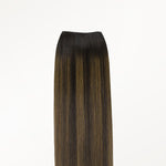 Dark Brown Balayage (2/6/2) Thick Sew-In Weft Hair Extensions (120g-160g)_100% Remy Human Hair.