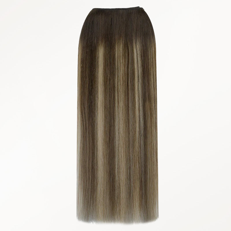 Honey Blonde Balayage (4/26/4) Thick Sew-In Weft Hair Extensions (120g-160g)_100% Remy Human Hair.
