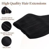 Weft Hair Extensions_100% Remy Human Hair.
