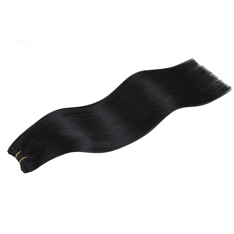 Weft Hair Extensions_100% Remy Human Hair.