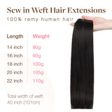 Weft Hair Extensions_100% Remy Human Hair.