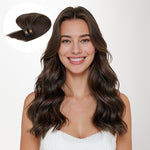 Chocolate Brown (4A) I-Tip Hair Extensions 50g_100% Remy Human Hair.