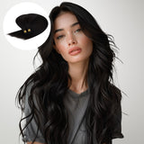 Jet Black (1) I-Tip Hair Extensions 50g_100% Remy Human Hair.