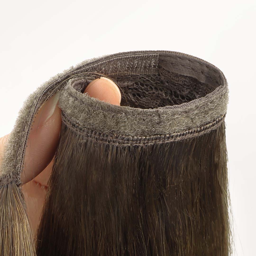 Bleach Blonde Balayage (3/8/613) Ponytail (75g-90g)-100% Remy Human Hair.