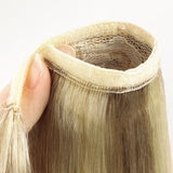Light Blonde Highlights (16/22A) Ponytail (75g-90g)-100% Remy Human Hair.