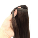 Chocolate Brown (4A) Ponytail (75g-90g)-100% Remy Human Hair.