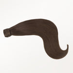 Chocolate Brown (4A) Ponytail (75g-90g)-100% Remy Human Hair.