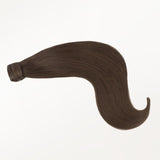 Chocolate Brown (4A) Ponytail (75g-90g)-100% Remy Human Hair.