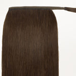 Chocolate Brown (4A) Ponytail (75g-90g)-100% Remy Human Hair.