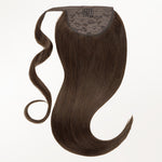 Chocolate Brown (4A) Ponytail (75g-90g)-100% Remy Human Hair.