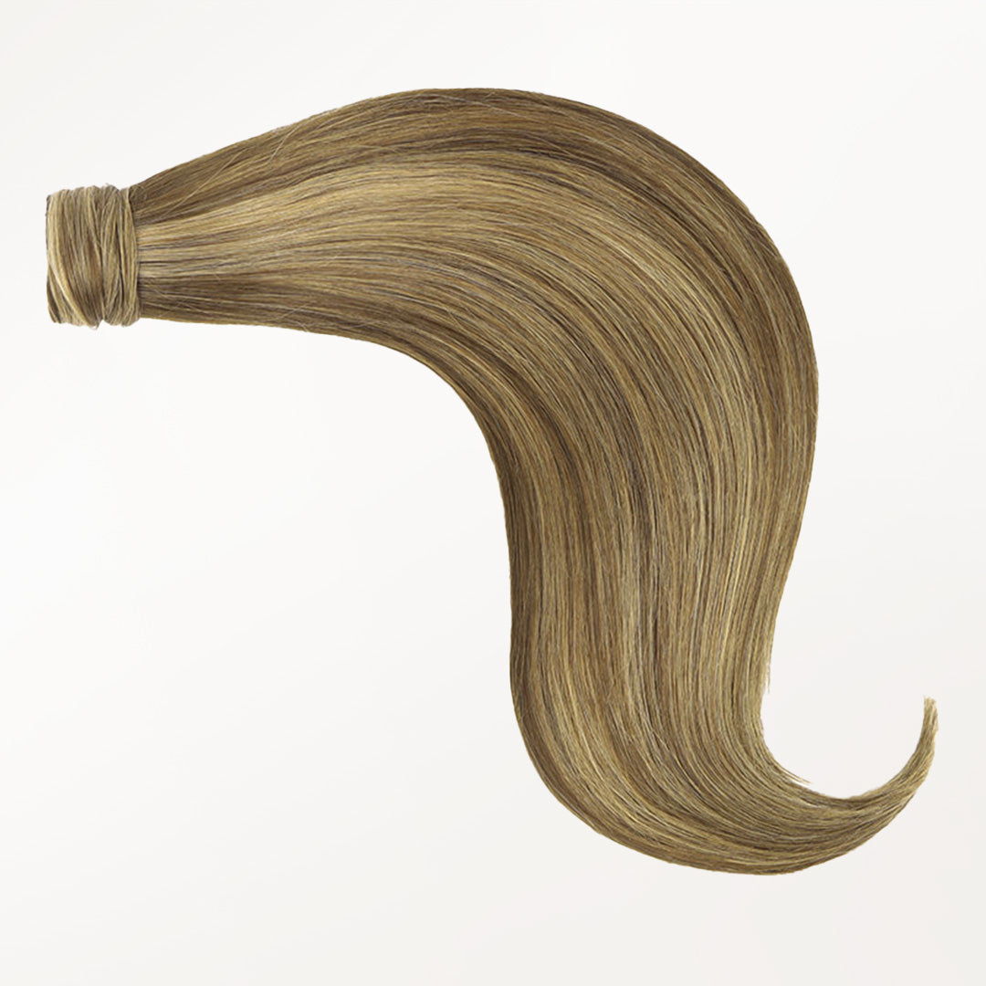Caramel Blonde Balayage (4/27) Ponytail [Clearance]_100% Remy Human Hair.