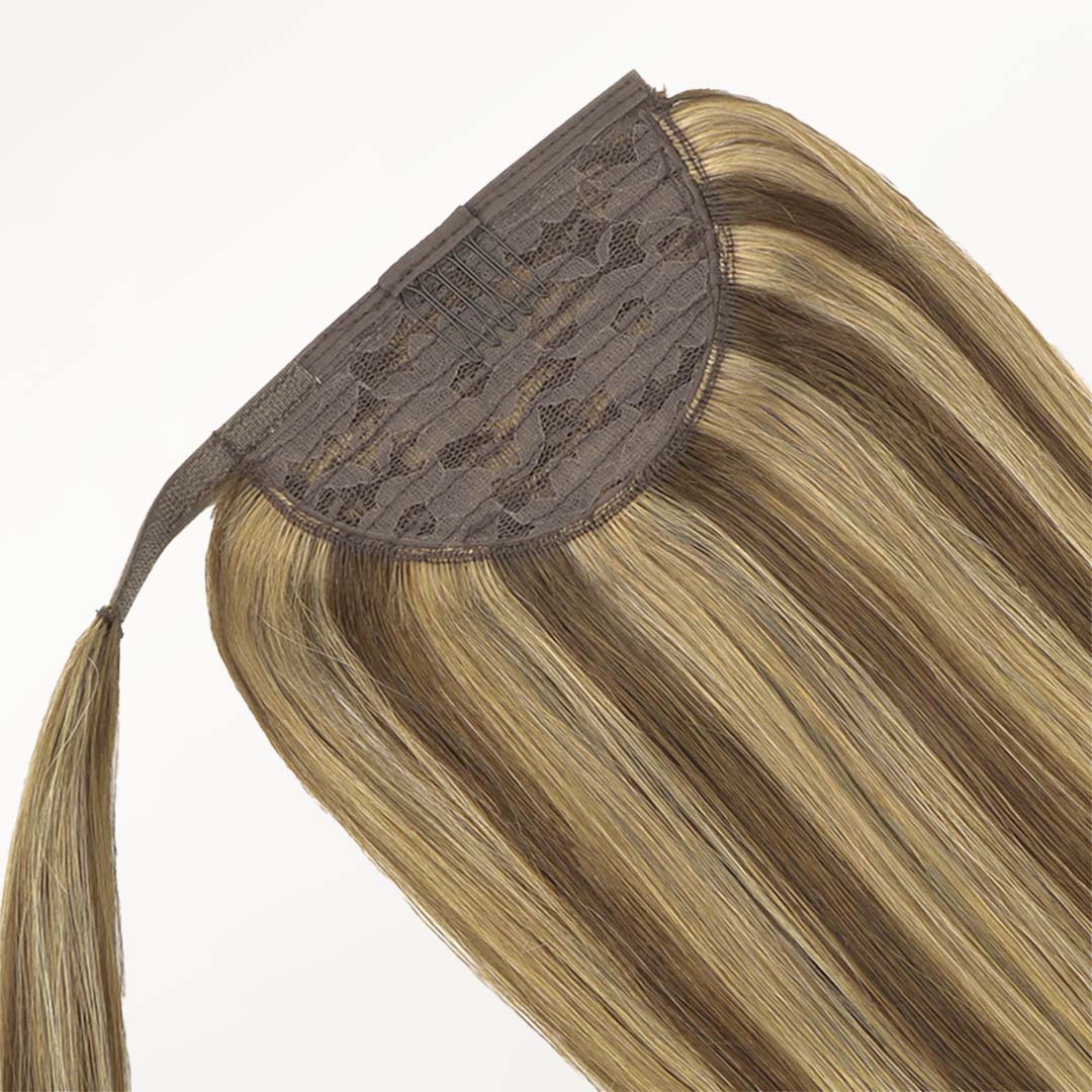Caramel Blonde Balayage (4/27) Ponytail [Clearance]_100% Remy Human Hair.