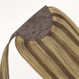 Caramel Blonde Balayage (4/27) Ponytail [Clearance]_100% Remy Human Hair.