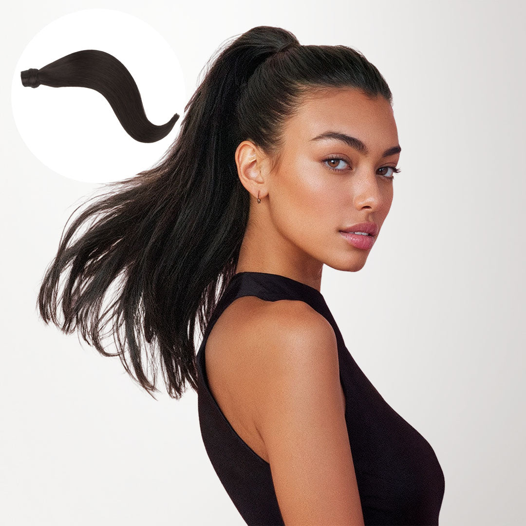 Human Hair Ponytail Extensions-100% Remy Human Hair.