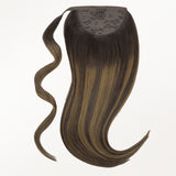 Dark Brown Balayage (2/6/2) Ponytail (75g-90g)-100% Remy Human Hair.