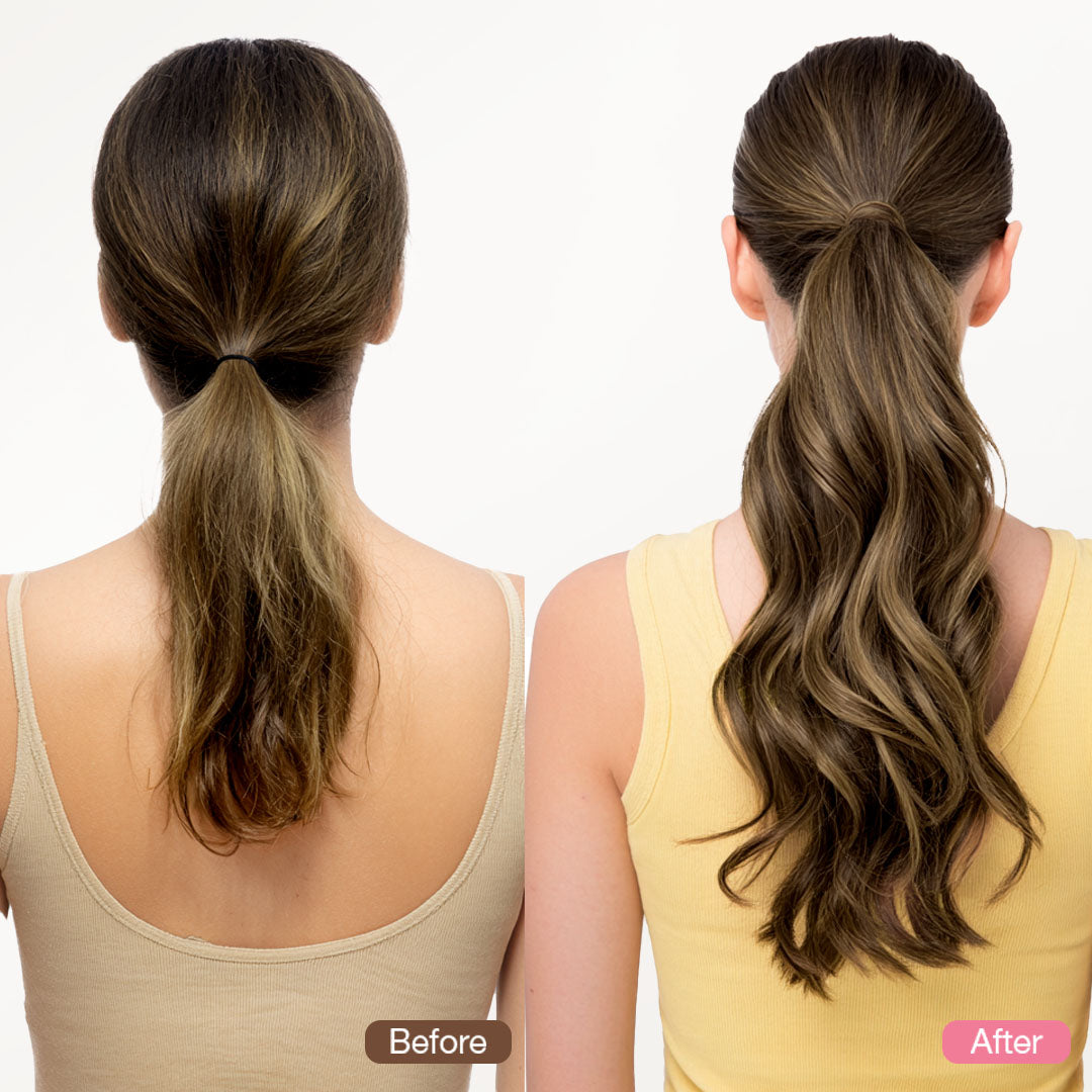 Dark Brown Balayage (2/6/2) Ponytail (75g-90g)-100% Remy Human Hair.