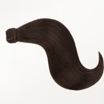 Light Brown (2A) Ponytail (75g-90g)-100% Remy Human Hair.