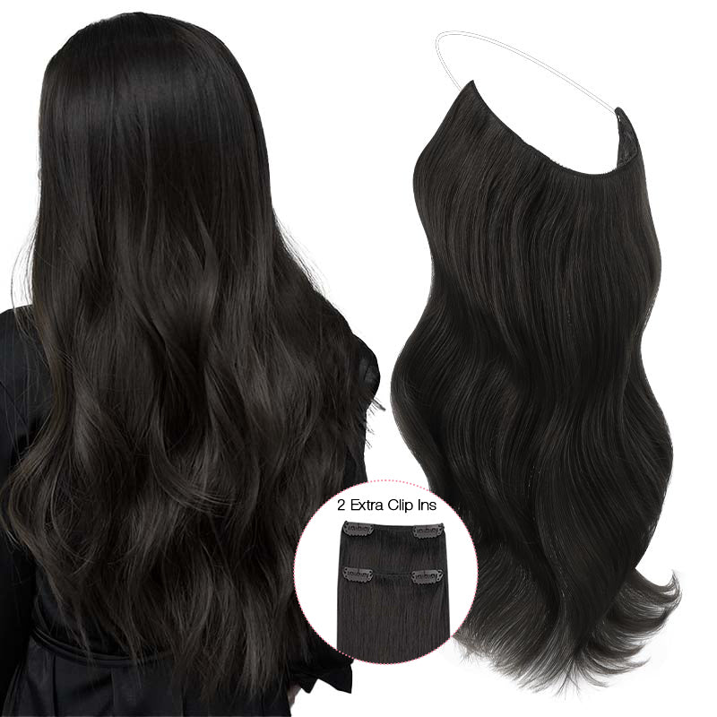 GOO GOO Pro Wire Hair Extension_100% Remy Human Hair.