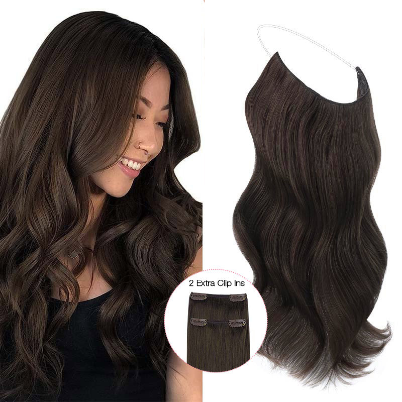 GOO GOO Pro Wire Hair Extension_100% Remy Human Hair.
