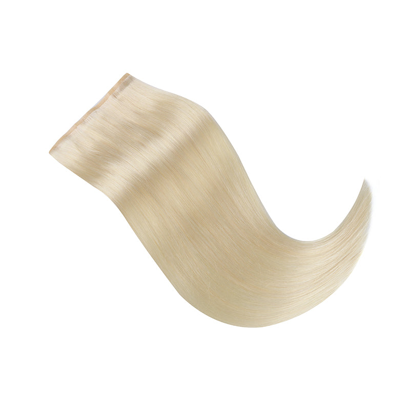 Platinum Blonde (60A) Seamless Clip-Ins 130g [Clearance]_100% Remy Human Hair.