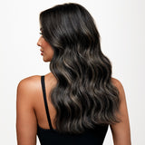 Black to Light Blonde Balayage (1B/19/1B) Sew-In Weft Hair Extensions (80g-120g)_100% Remy Human Hair.
