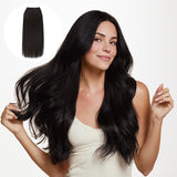 Dark Brown (2) Sew-In Weft Hair Extensions (80g-120g)-100% Remy Human Hair.