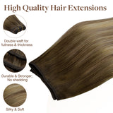 Bleach Blonde Balayage (3/8/613) Sew-In Weft Hair Extensions (80g-120g)_100% Remy Human Hair.