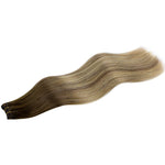 Bleach Blonde Balayage (3/8/613) Sew-In Weft Hair Extensions (80g-120g)_100% Remy Human Hair.
