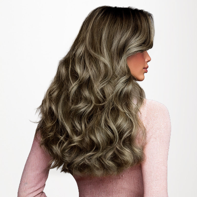 Honey Blonde Balayage (4/26/4) Sew-In Weft Hair Extensions (80g-120g)_100% Remy Human Hair.