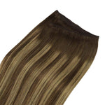 Caramel Blonde Balayage (4/27/4) Sew-In Weft Hair Extensions (80g-120g)-100% Remy Human Hair.