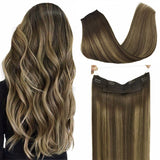 Wire Hair Extensions-sale_100% Remy Human Hair.