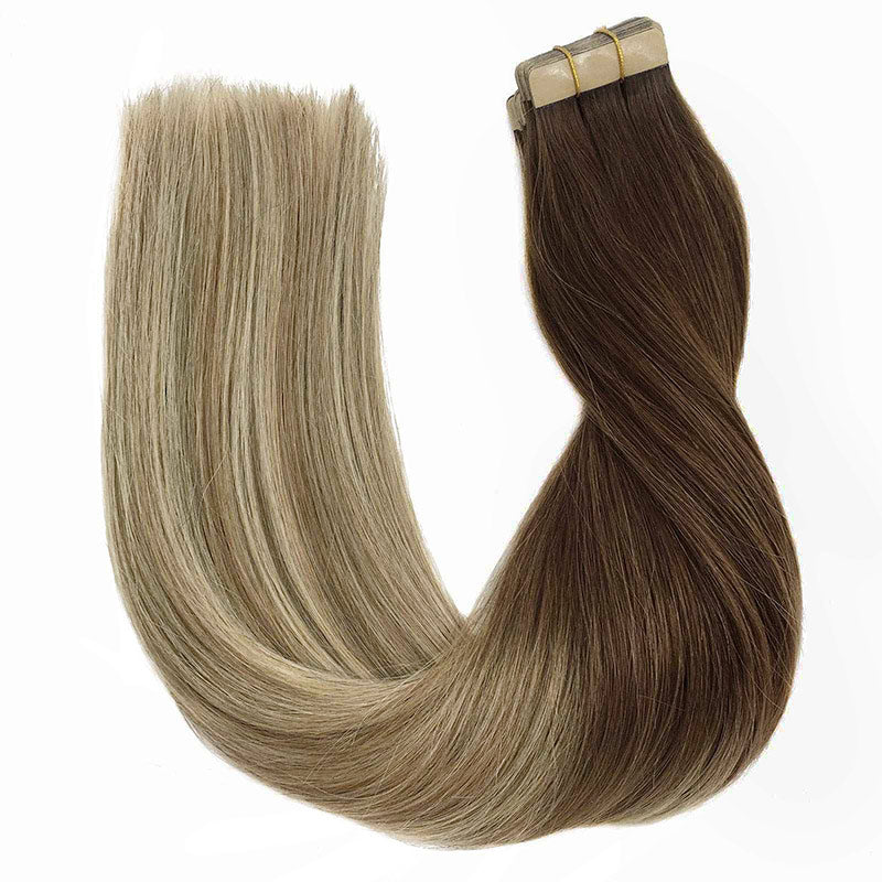 Tape-Ins Hair Extensions_100% Remy Human Hair.