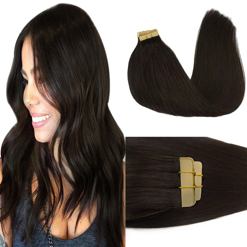 Tape-Ins Hair Extensions_100% Remy Human Hair.