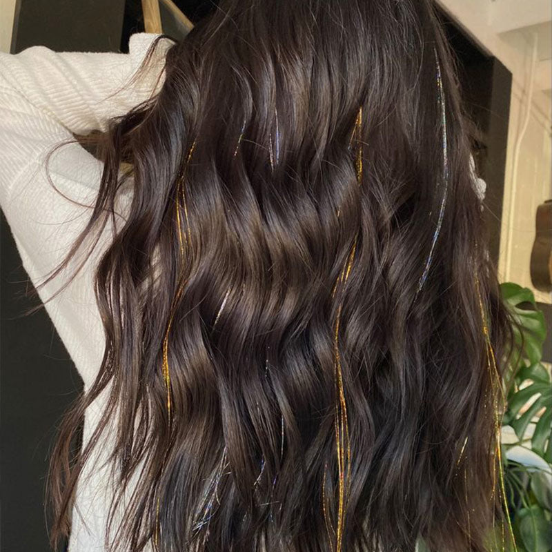 Hair Tinsel Clip In_100% Remy Human Hair.