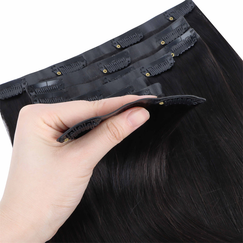 Seamless Clip-Ins_100% Remy Human Hair.